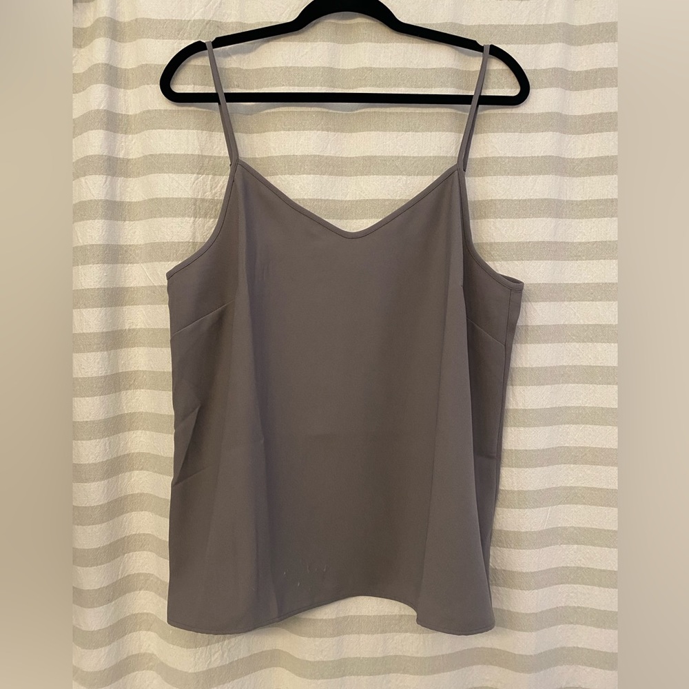 NWT banana republic grey tank top Sz large